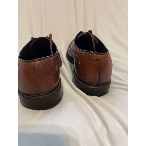 Allen Edmonds Mens Brogue Oxford Dress Shoes Size 7D Brown Leather - Picture 8 of 15